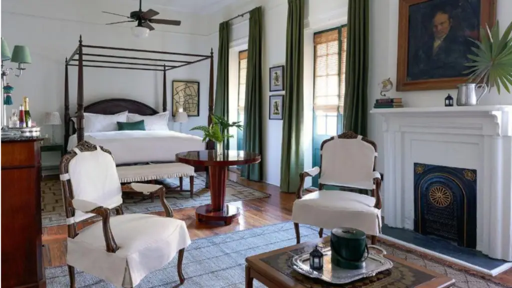 boutique hotel curtains green curtains